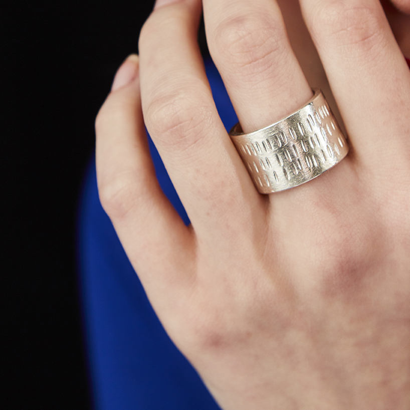 Men's Seriously Chunky Stitch Ring