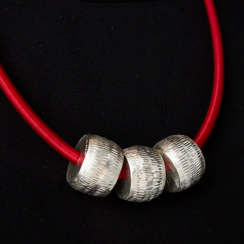 The Silver Bobbin Necklace