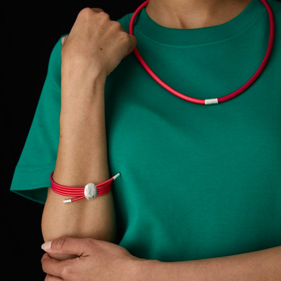 Small Stitch Egg Cuff