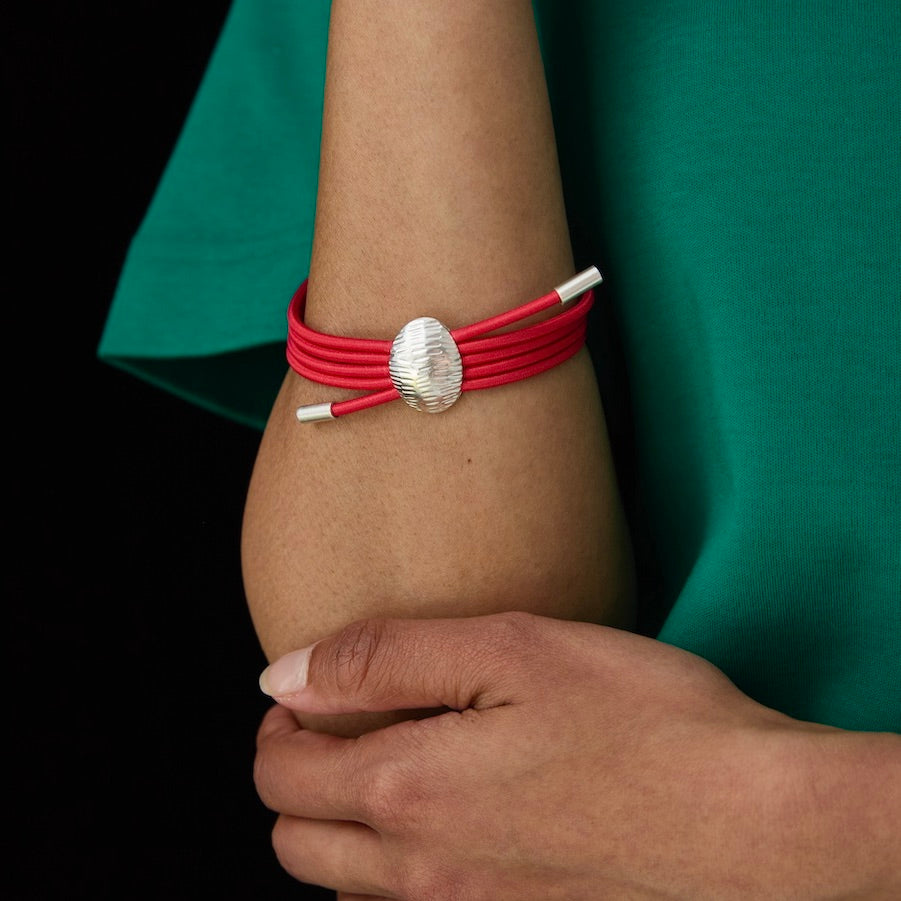 Small Stitch Egg Cuff