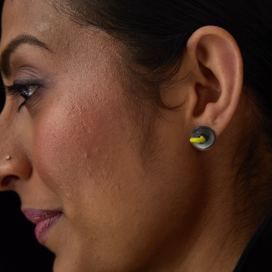 Oxidised Ping Earrings