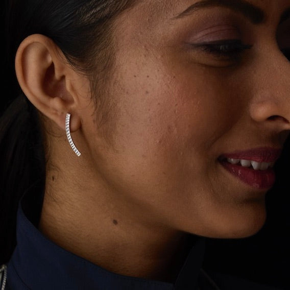 Stitch Curl Earrings