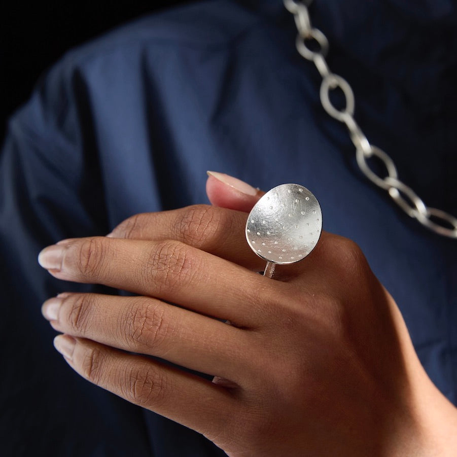 Shell Dotty Ring