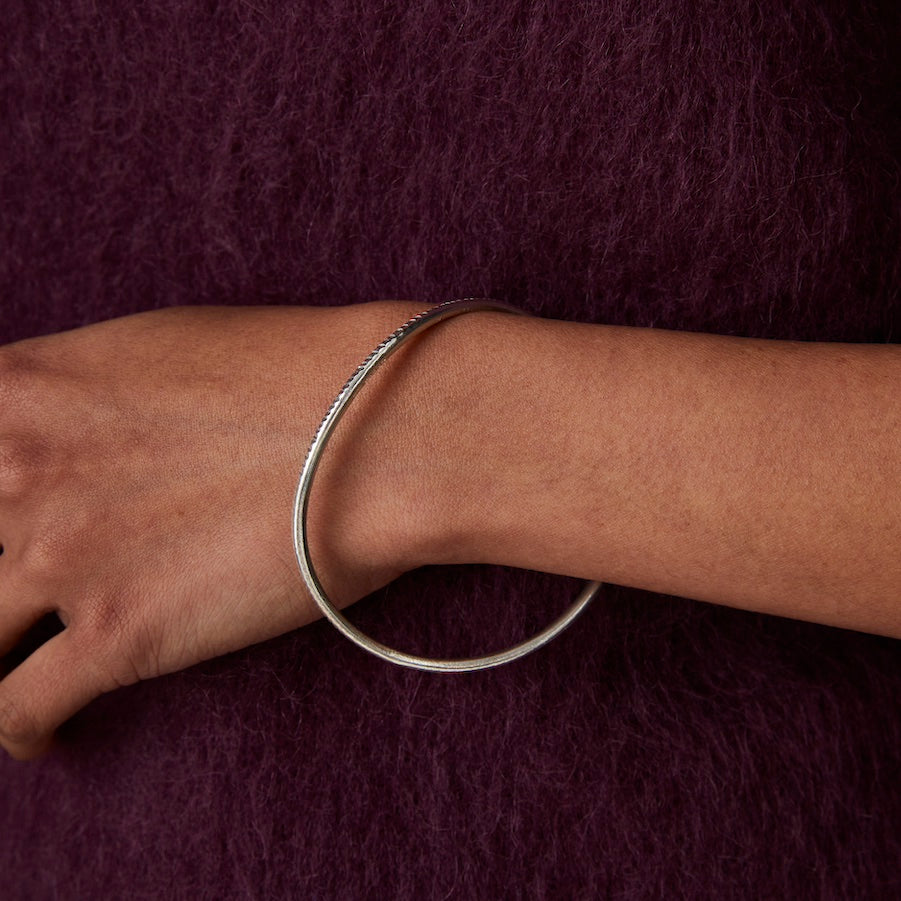 Wave Stitch Bangle