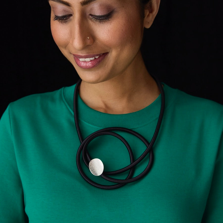 Dotty Shell Knot Necklace