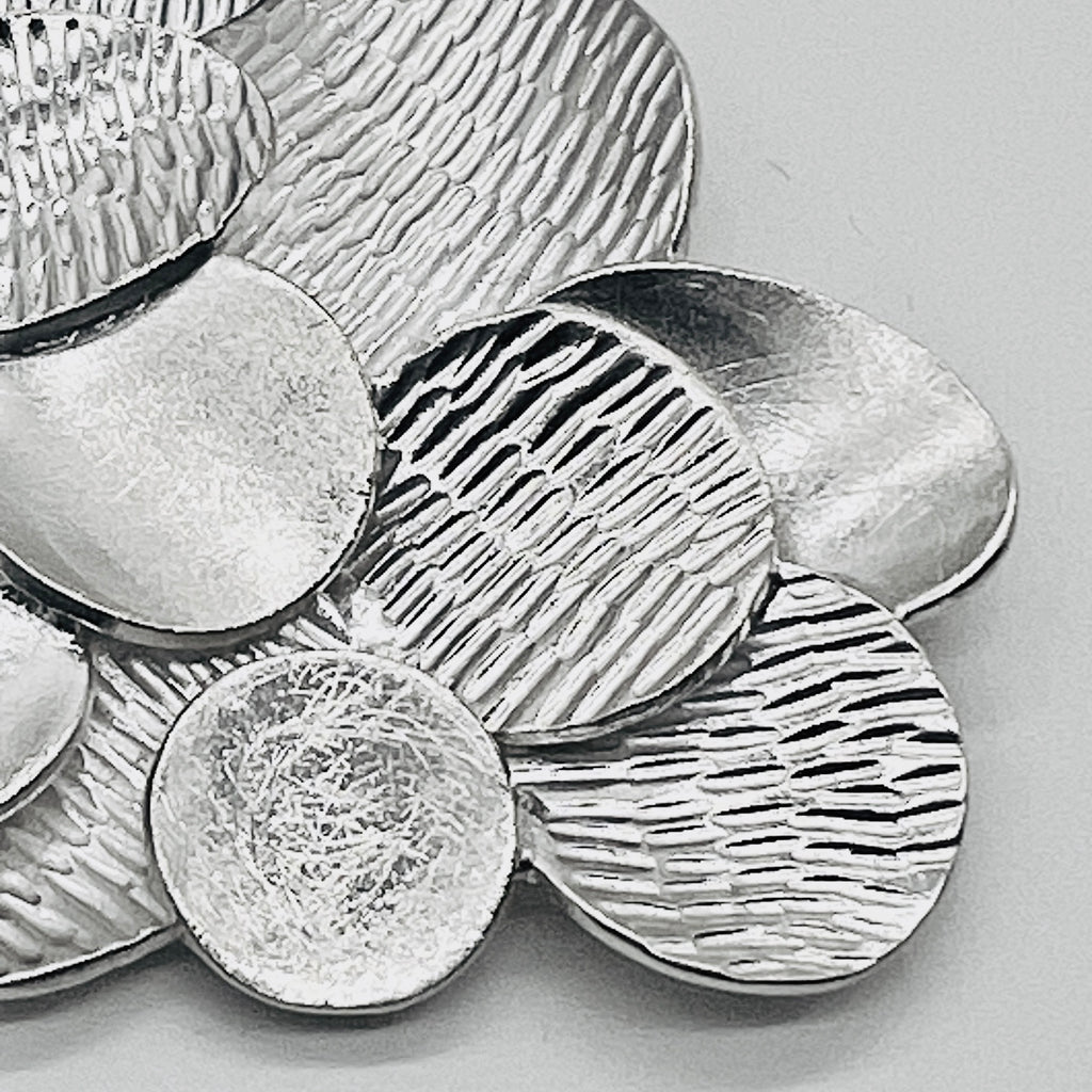 One of a Kind  Silver  Cluster Pendant