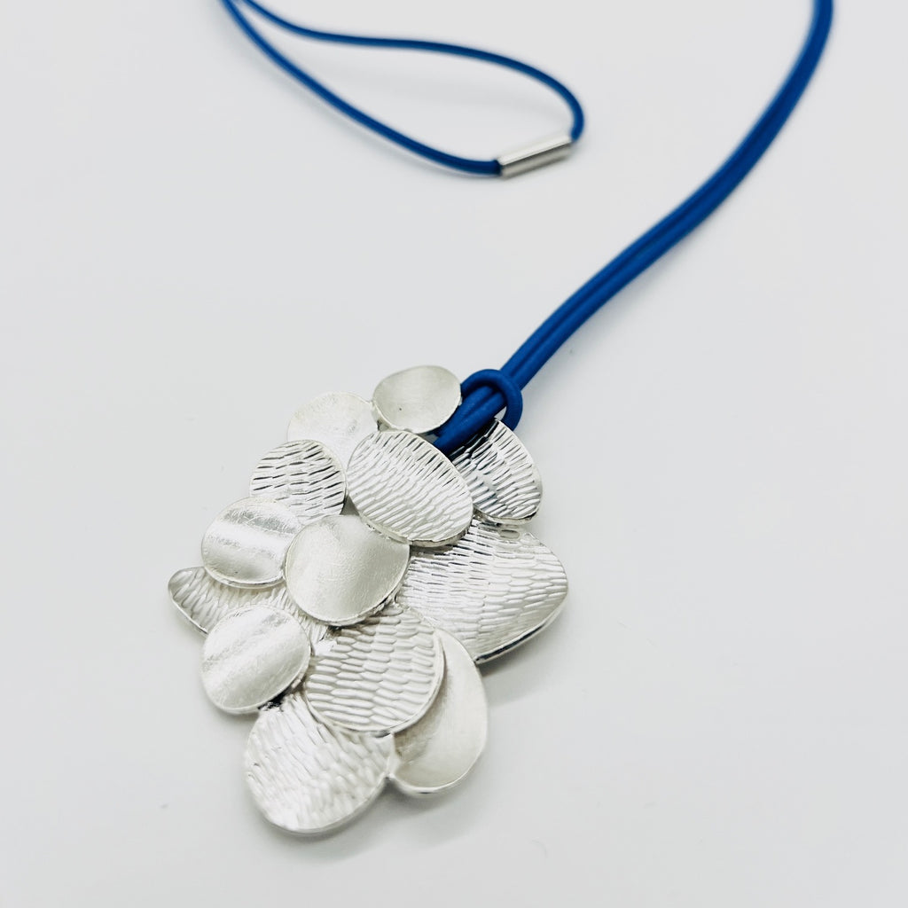 One of a Kind  Silver  Cluster Pendant