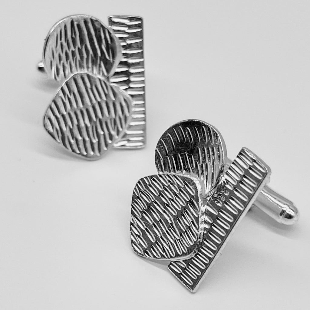 One of a Kind  Silver  Cluster Cufflinks