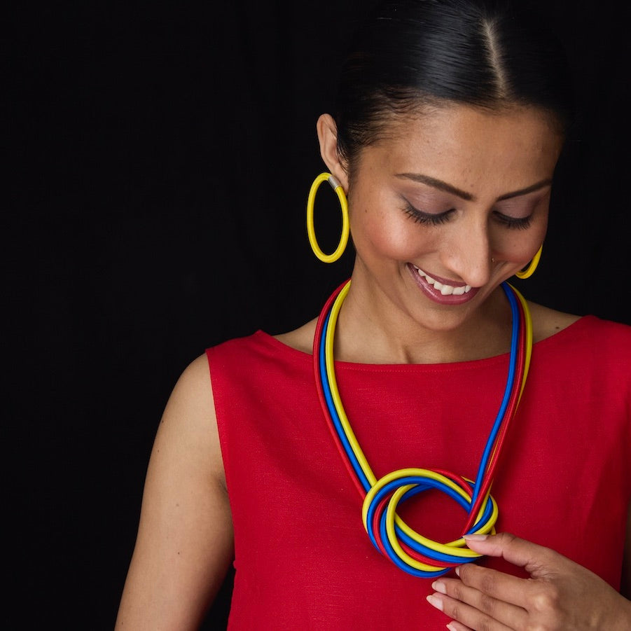 Primary Chunky Porthole Necklace