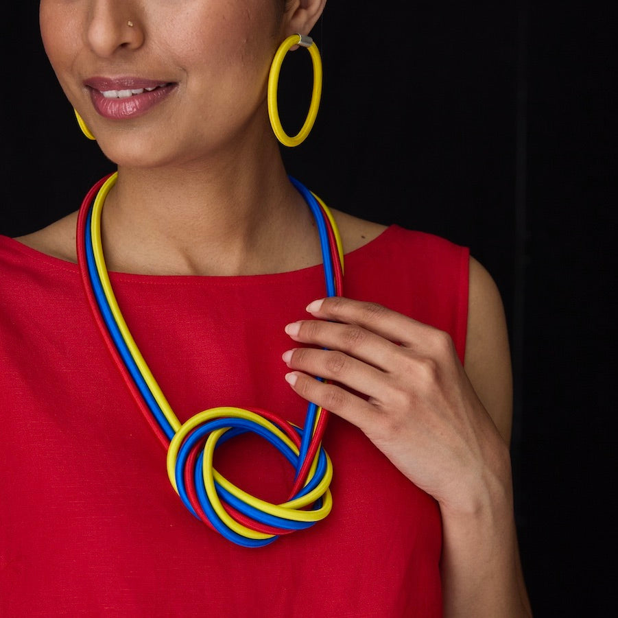 Primary Chunky Porthole Necklace