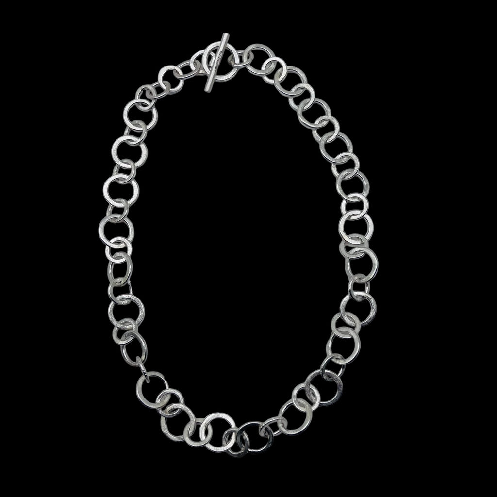 Silver Chunky Link Necklace