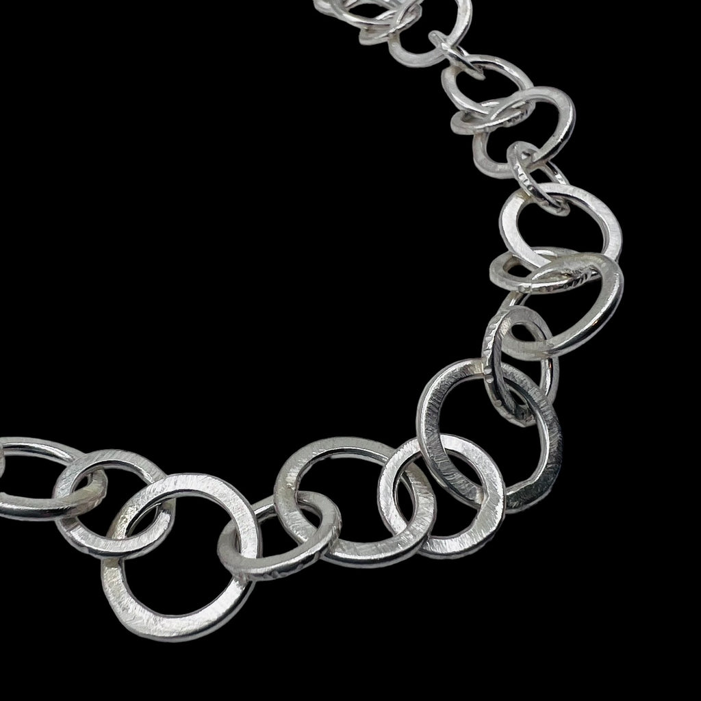 Silver Chunky Link Necklace