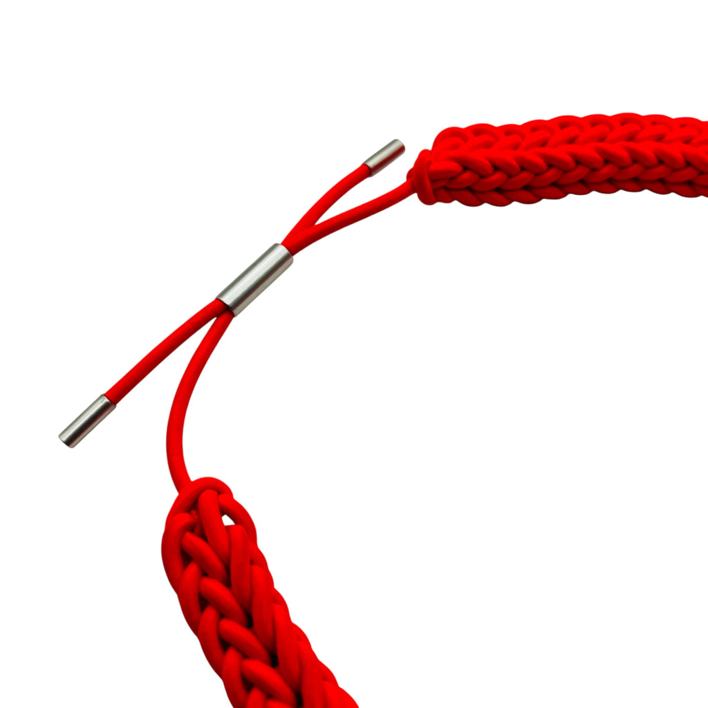 Pully Neon Pink Rope Necklace