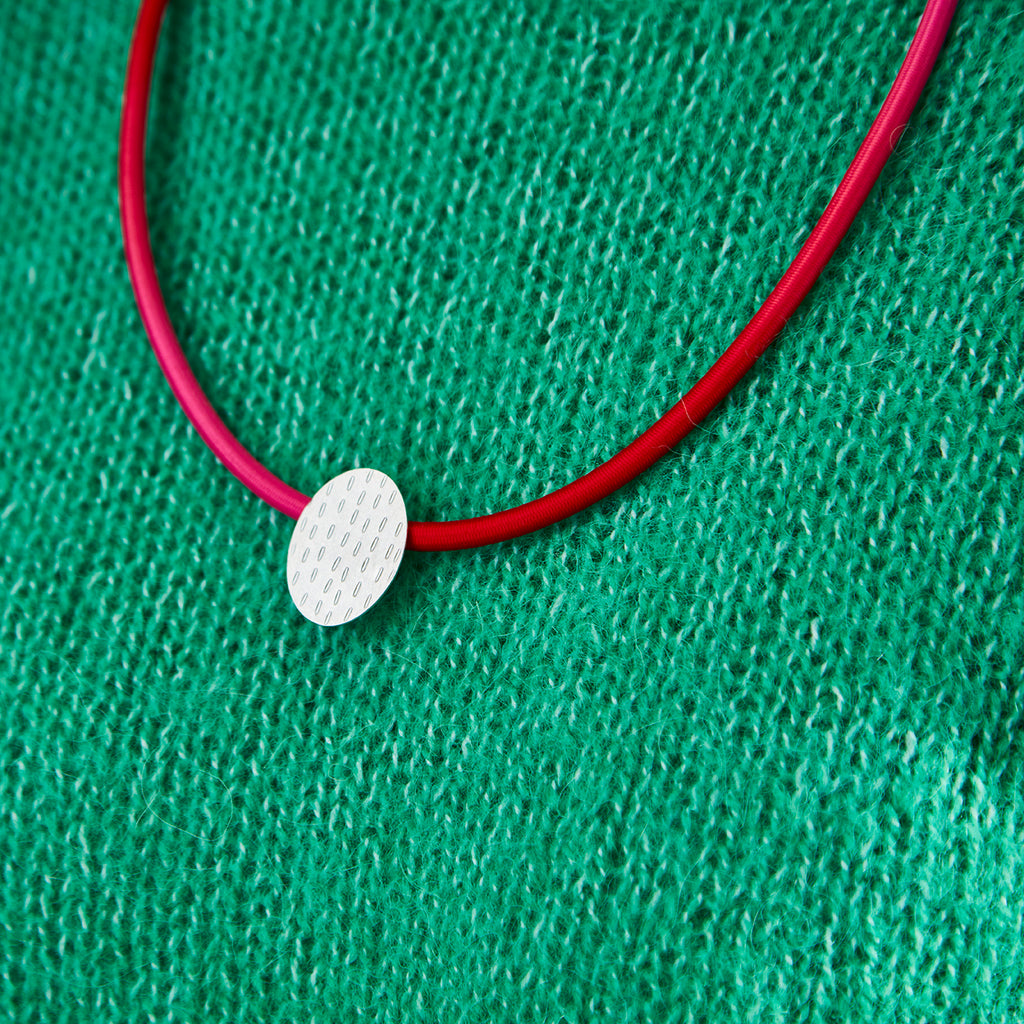 Pebble Stitch Necklace